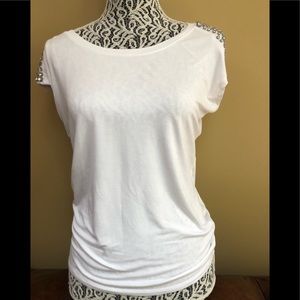 MICHAEL KORS SLEEVELESS WHITE TANK TOP. Size S